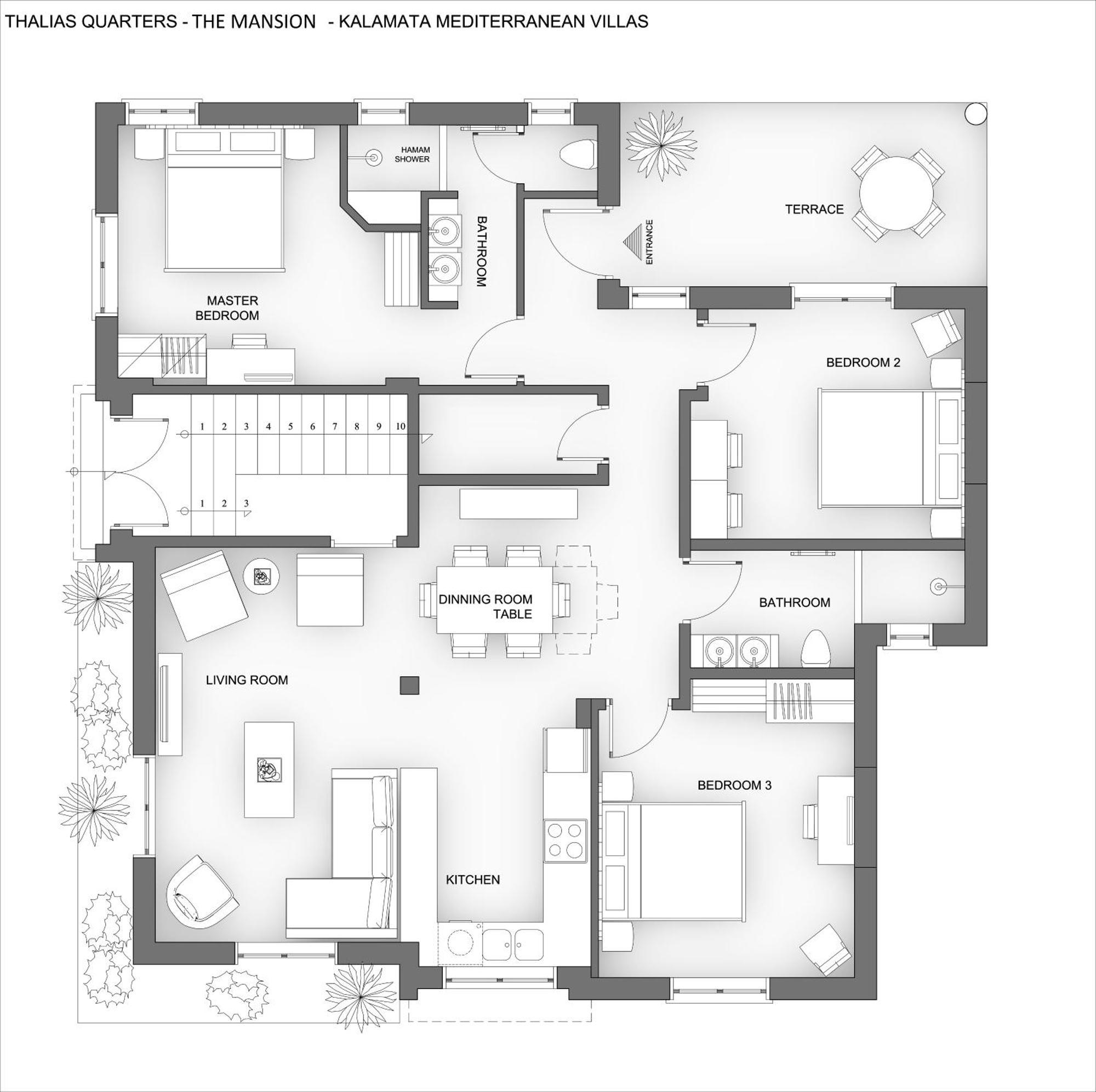 Thalias Quarters - Kalamata Mediterranean Villas 외부 사진